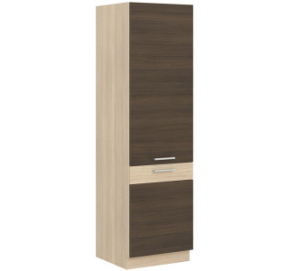 MODENA rijeka tmavá MD22/D60C, vysoká potravinová skrinka v šírke 60 cm