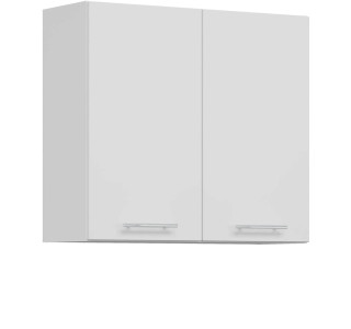 TIFFANY biely lesk T11/G80, horná skrinka v šírke 80 cm