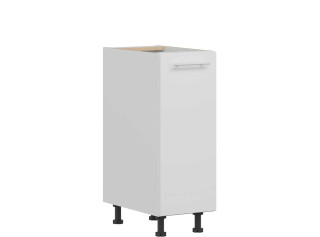 TIFFANY biely lesk T14/D30, dolná skrinka v šírke 30 cm