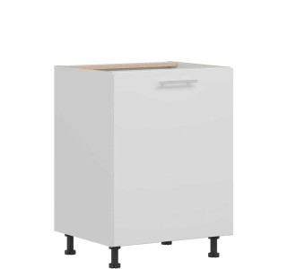 TIFFANY biely lesk T19/D60, dolná skrinka v šírke 60 cm