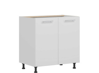 TIFFANY biely lesk T22/D80, dolná skrinka v šírke 80 cm