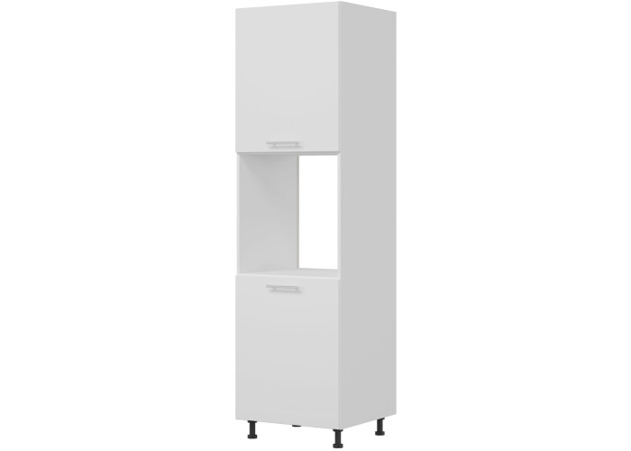 TIFFANY biely lesk T27/D60SP, vysoká skrinka na vstavanú rúru v šírke 60 cm