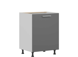 TIFFANY sivý lesk T19/D60, dolná skrinka v šírke 60 cm