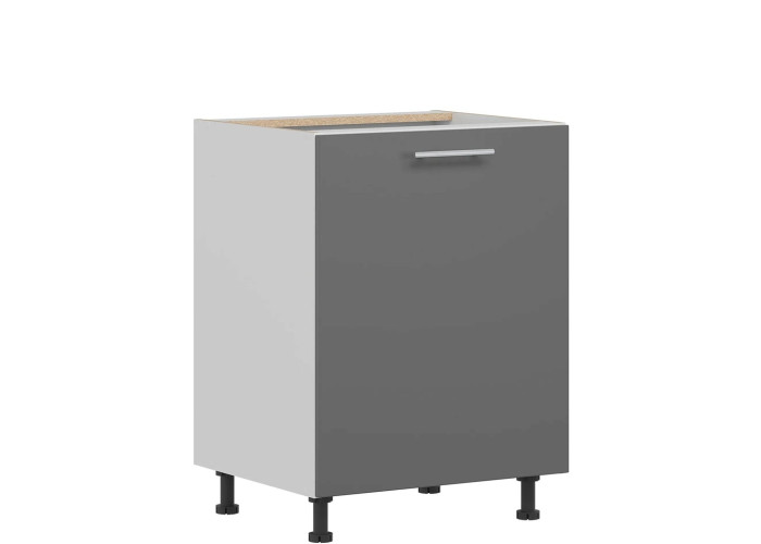 TIFFANY sivý lesk T19/D60, dolná skrinka v šírke 60 cm