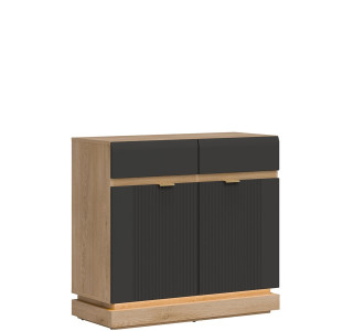 MILTON antracit ML02 komoda