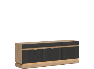 MILTON antracit ML01, skrinka pod TV