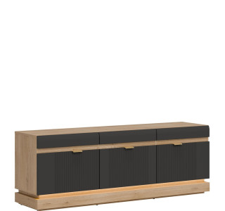 MILTON antracit ML01, skrinka pod TV