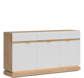 MILTON biela ML03 komoda