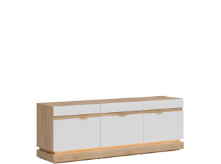 MILTON biela ML01, skrinka pod TV