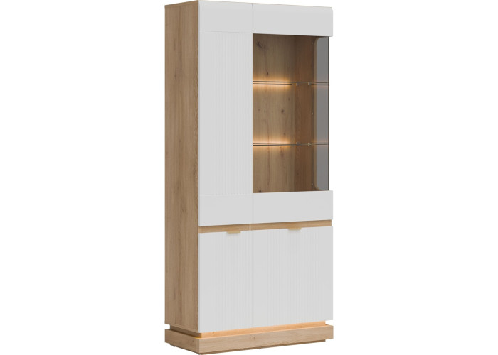 MILTON biela ML06 vitrína MILTON biela ML06 vitrína