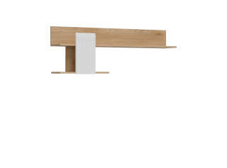 MILTON biela ML10, závesná polica