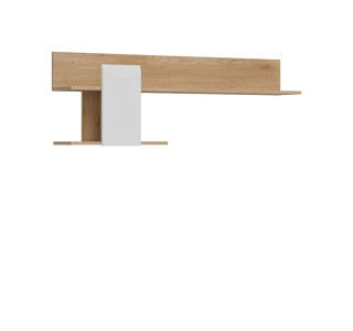 MILTON biela ML10, závesná polica