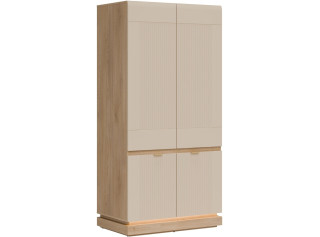 MILTON kašmír ML08 šatníkovo-policová skriňa