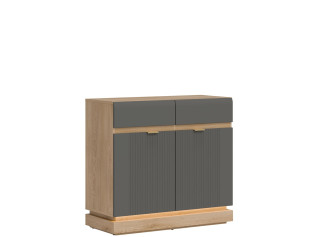 MILTON sivý ML02 komoda