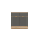 MILTON sivý ML02 komoda