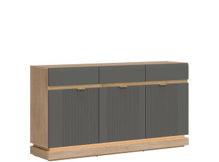 MILTON sivý ML03 komoda