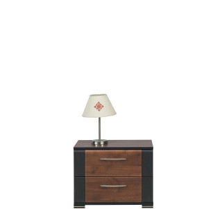 NAOMI orech/wenge NA14, nočný stolík