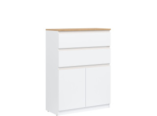 REMI biela/dub evoke RM05 komoda