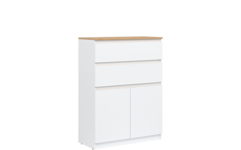 REMI biela/dub evoke RM05 komoda