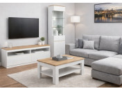 REMI biela/dub sektorový nábytok