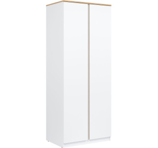 REMI biela/dub evoke RM10 šatníkovo-policová skriňa