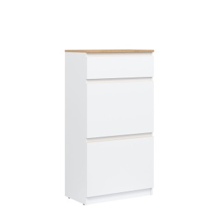 REMI biela/dub evoke RM11 skrinka na topánky