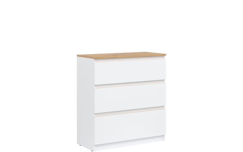 REMI biela/dub evoke RM02 komoda