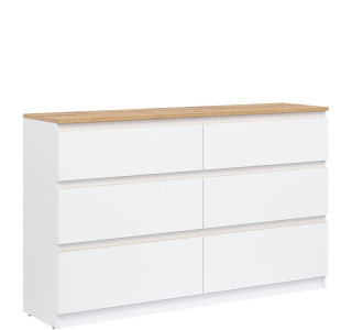 REMI biela/dub evoke RM03 komoda