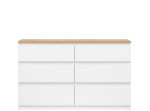 REMI biela/dub evoke RM03 komoda
