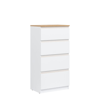 REMI biela/dub evoke RM04 komoda