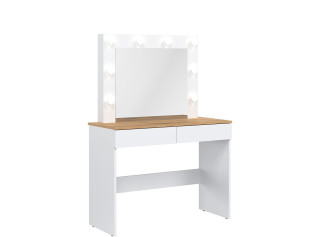 REMI biela/dub evoke RM16 toaletný stolík