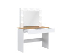 REMI biela/dub evoke RM16 toaletný stolík