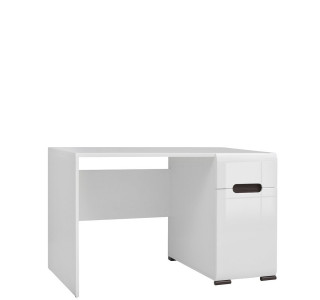 AZTECA TRIO biela/biely lesk BIU1D1S/8/12, PC stolík