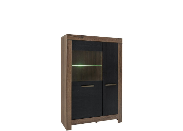 BALIN dub monastery/dub čierny REG1D1W vitrína BALIN dub monastery/dub čierny REG1D1W vitrína