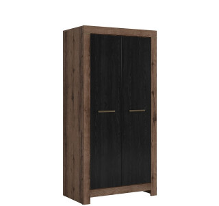 BALIN dub monastery/dub čierny SZF2D šatníková skriňa