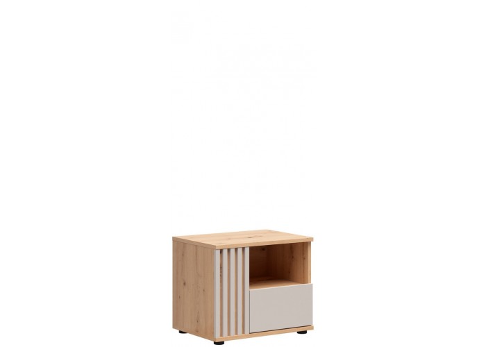 BREVAS dub artisan/kašmír KOM1S/L nočný stolík ľavý