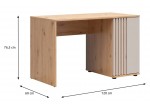 BREVAS dub artisan/kašmír BIU1D písací stôl