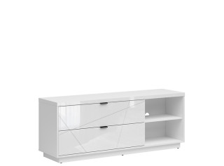 FORN biely lesk RTV2S, TV stolík FORN biely lesk RTV2S, TV stolík
