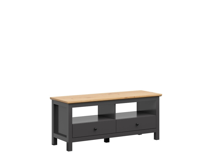 HESEN grafit/dub artisan RTV2S/6/14, TV stolík HESEN grafit/dub artisan RTV2S/6/14, TV stolík