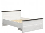 HESEN smrekovec/borovica larico LOZ140/1S, manželská posteľ so zásuvkou 140x200 cm