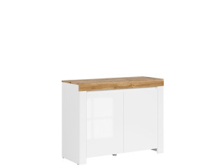HOLTEN biely lesk KOM2D, komoda HOLTEN biely lesk KOM2D, komoda
