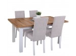 HOLTEN biely lesk STO rozkladací stôl v rozmere 160-200x90 cm