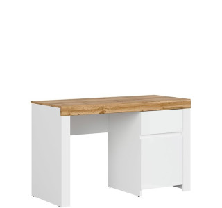 HOLTEN biely lesk BIU1D1S, písací stolík