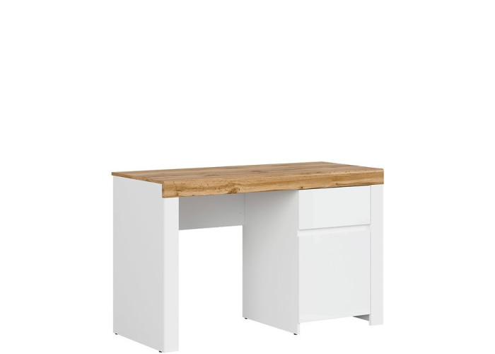 HOLTEN biely lesk BIU1D1S, písací stolík HOLTEN biely lesk BIU1D1S, písací stolík