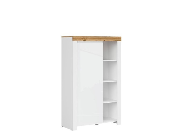 HOLTEN biely lesk REG1D/150, regál HOLTEN biely lesk REG1D/150, regál