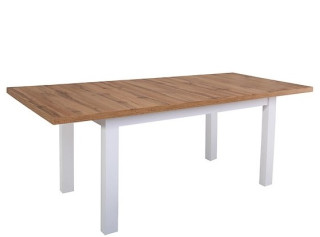 HOLTEN biely lesk STO rozkladací stôl v rozmere 160-200x90 cm HOLTEN biely lesk STO rozkladací stôl v rozmere 160-200x90 cm