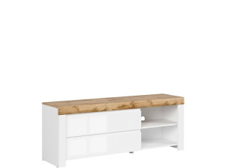 HOLTEN biely lesk RTV2S, TV stolík HOLTEN biely lesk RTV2S, TV stolík