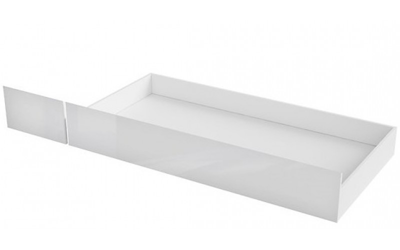 HOLTEN biely lesk SZU, zásuvka pod posteľ s rozmerom 160 cm alebo 180 cm