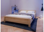 KASPIAN dub sonoma LOZ/140 manželská posteľ 140x200 cm