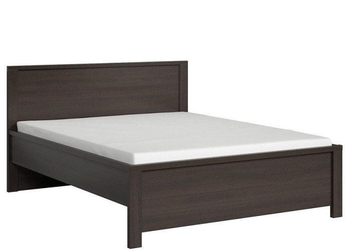 KASPIAN wenge LOZ/160_T manželská posteľ 160x200 cm